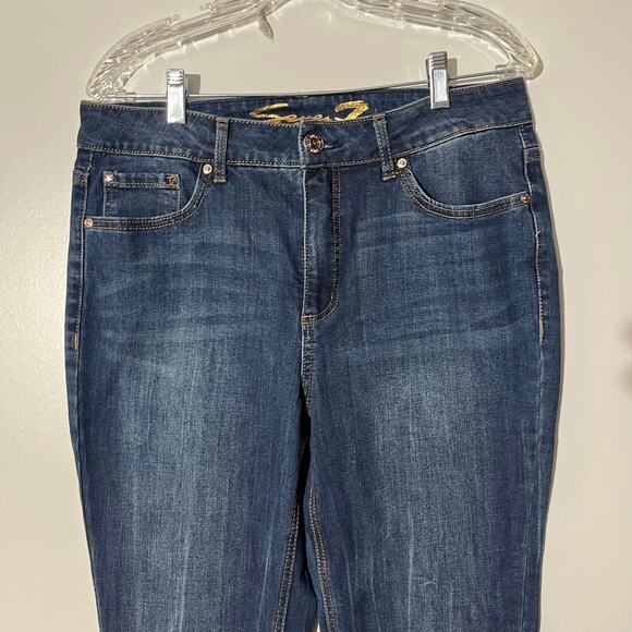 Seven7 Weekend Slim Fit Jeans‎ Denim blue Womans Size 10 - Picture 2 of 8